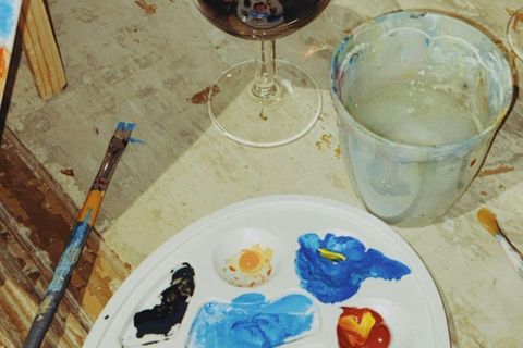 Marseille: Painting workshop & cheese and wine tasting