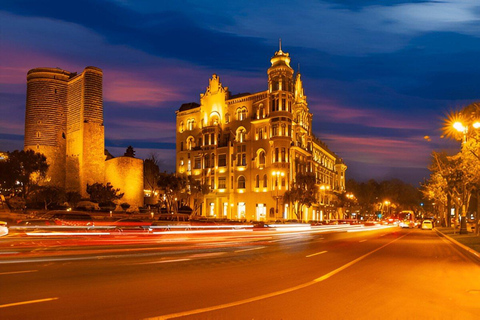 Baku: Night Tour with Old City, Highland Park, and Mosque