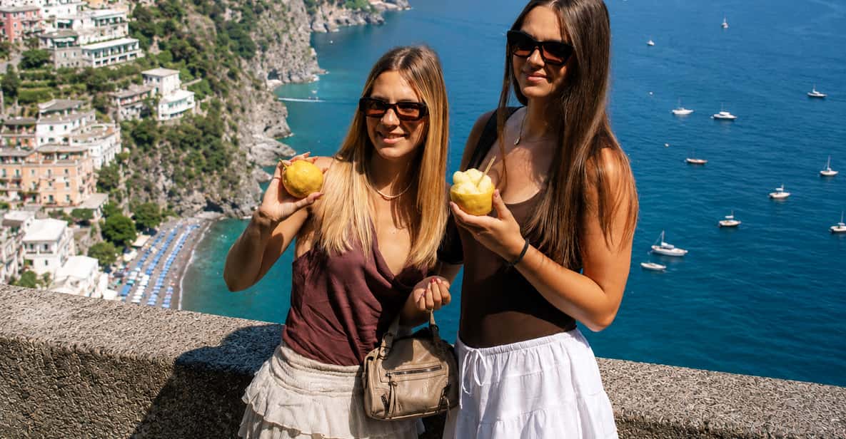 From Naples: Positano, Amalfi and Sorrento Small Group Tour — a boat tour from Naples, Italy