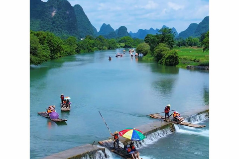 Guilin: Cave, Yulong Rafting, Ruyi Peak & Impression Show
