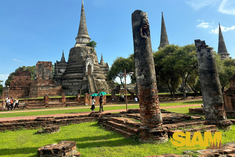 L&#039;incredibile tour degli antichi templi di Ayutthaya: Da BangkokGruppo privato con guida in inglese