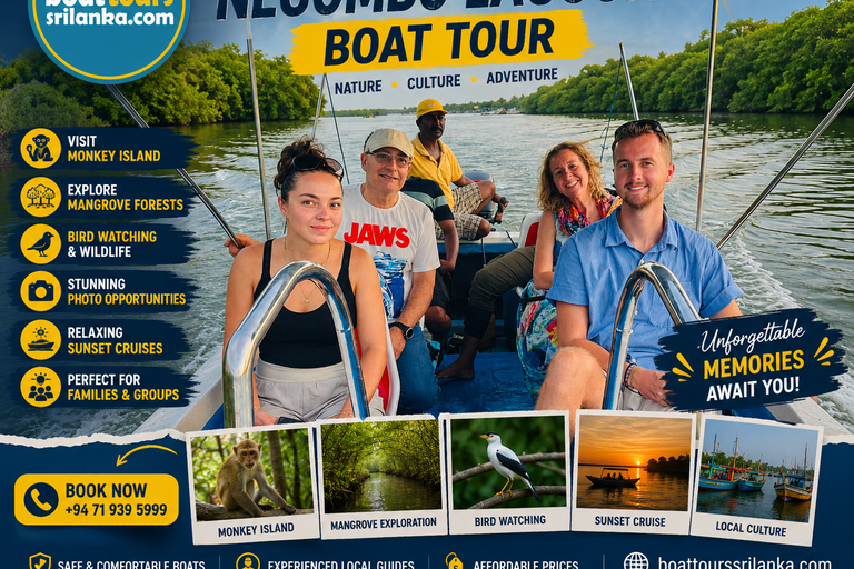 From Negombo: Boat Tour of Negombo Lagoon