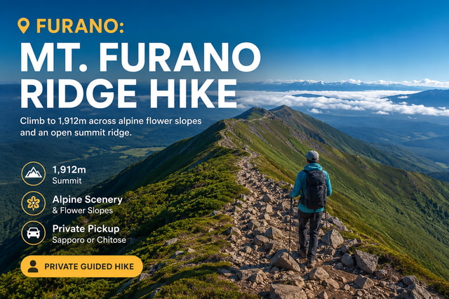 Furano: Mt. Furano Private Guided Ridge Hike