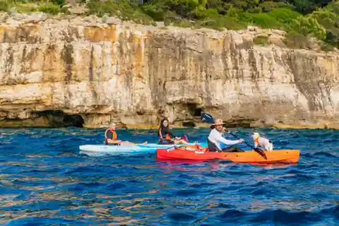 Pula: Three Island Kayak Tour with Cave Photo & Snorkeling