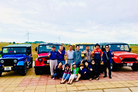 جولة جماعية في موي ني: الكثبان الرملية عند شروق الشمس أو غروبها بسيارة جيب