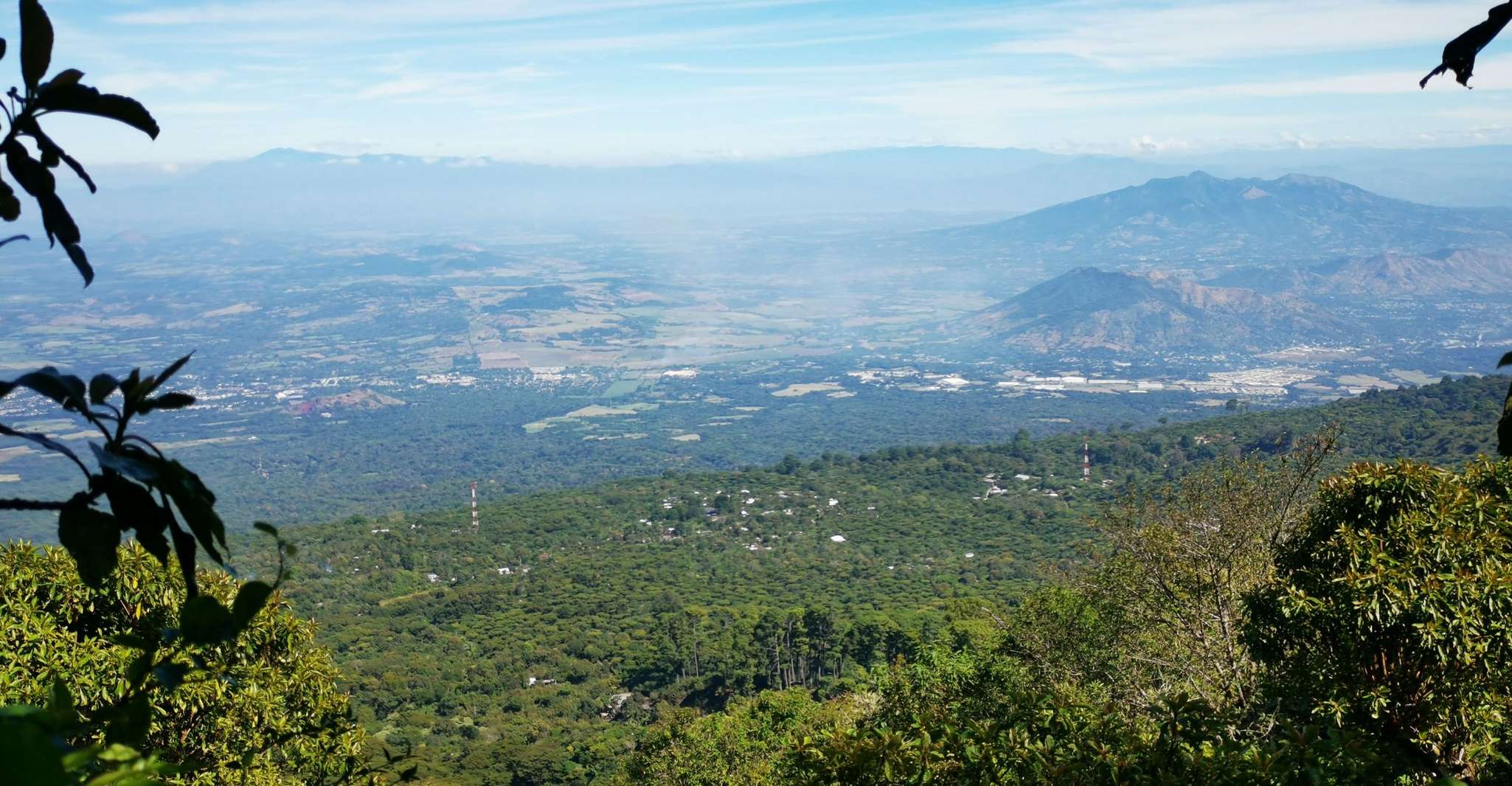 San Salvador volcano and historic downtown of San Salvador. - Housity