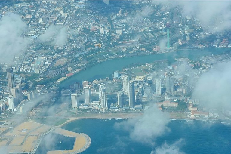 Colombo Urban & Coastal Scenic Flight with Private Transfer