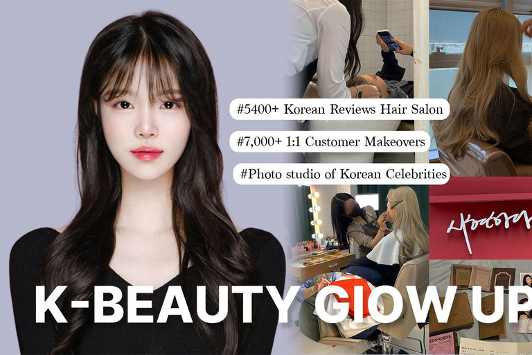 Seoul: Personal Color, Hair&Makeup, SihyunHada Photo Shoot Shampoo+Hair styling & K-Makeup & Sihyunhada Photoshoot