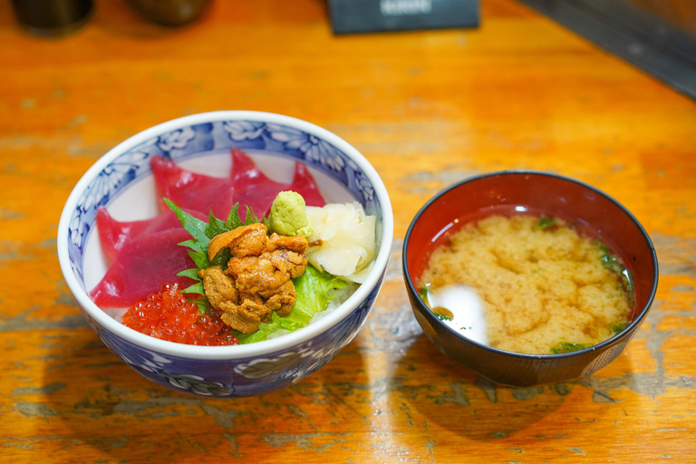 Tokio: Tsukiji-Fischmarkt Meeresfrüchte- und Sightseeingtour