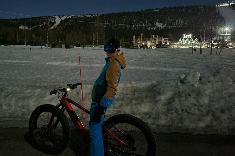 Levi Lapland: Easy E-fatbiking to search Northern Lights