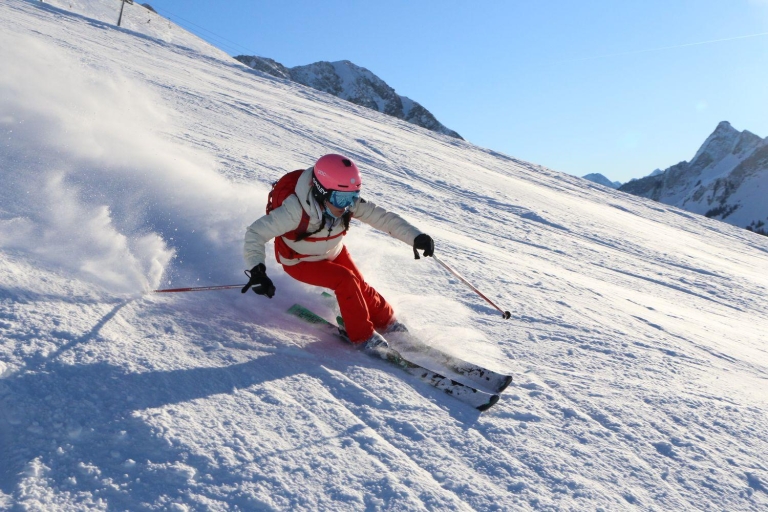 Suisse : Visite privée d'une journée de ski pour tous les niveauxVisite d'une jounée de 12 heures