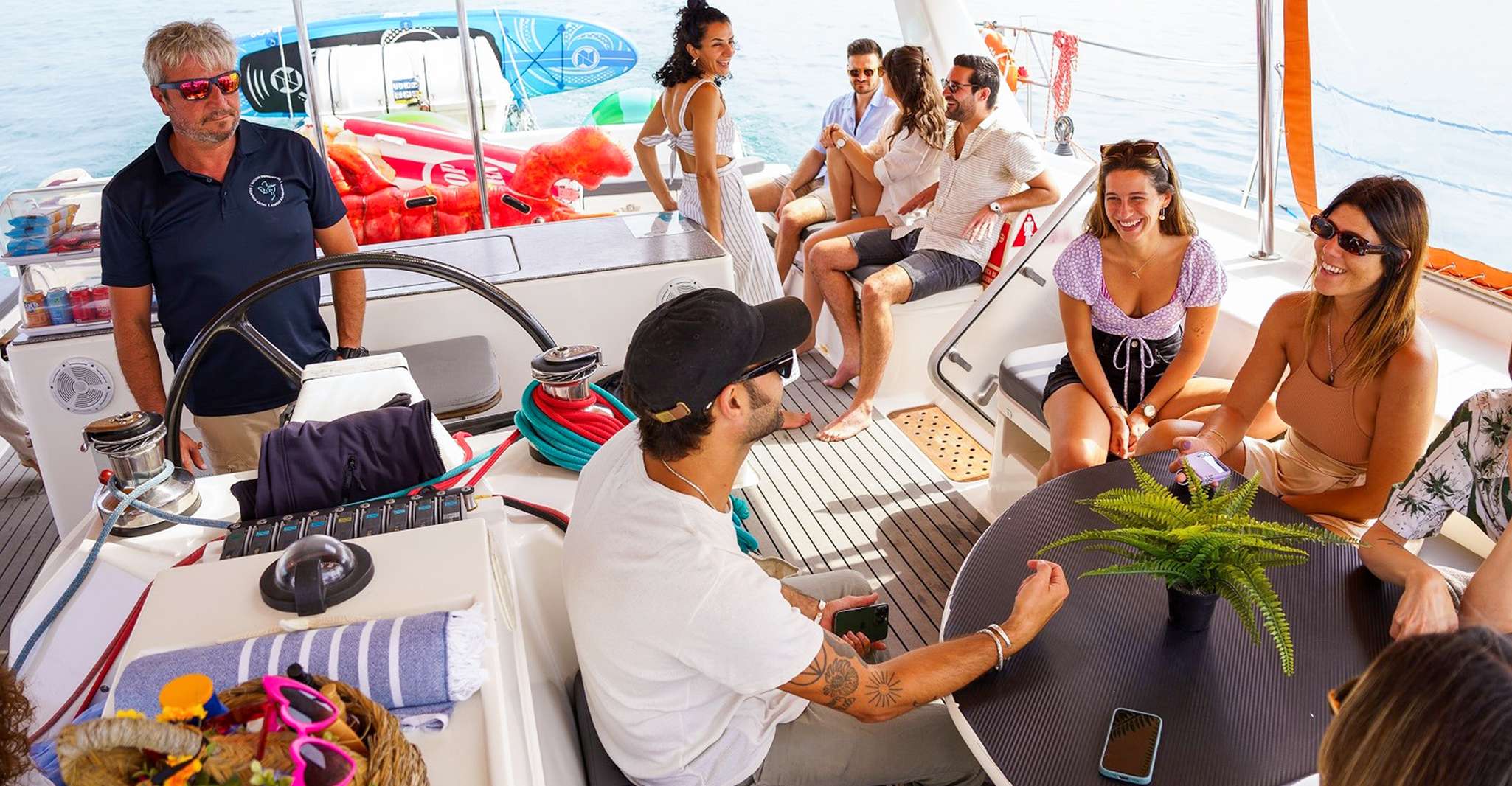 Barcelona: Sunset or Day Catamaran Cruise with Tapa & Drink photo 10