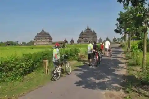 YOGYAKARTA; CYCLING IN PRAMBANAN VILLAGE & PRAMBANAN TEMPLE