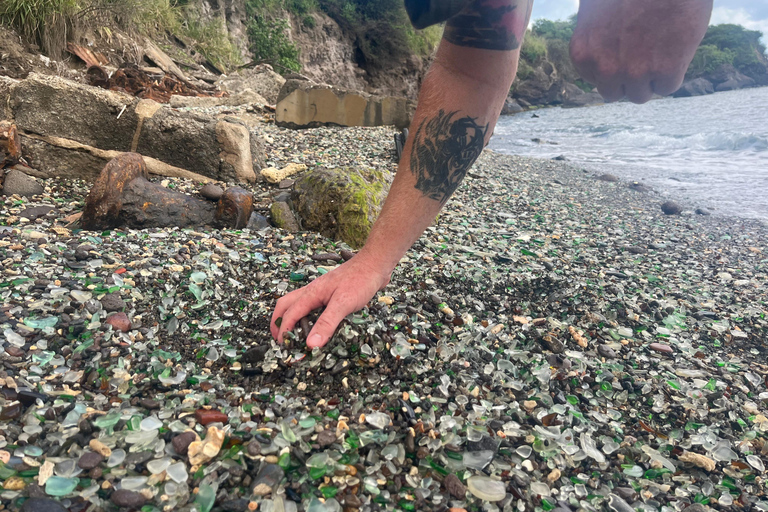Hike St. Kitts: Sea Glass Discovery at Volcanic Beach Private Hike St. Kitts: Sea Glass Discovery Volcanic Beach