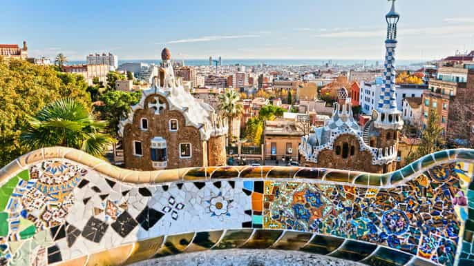 Barcelona: Park Güell and Gaudí House Museum Entry Ticket