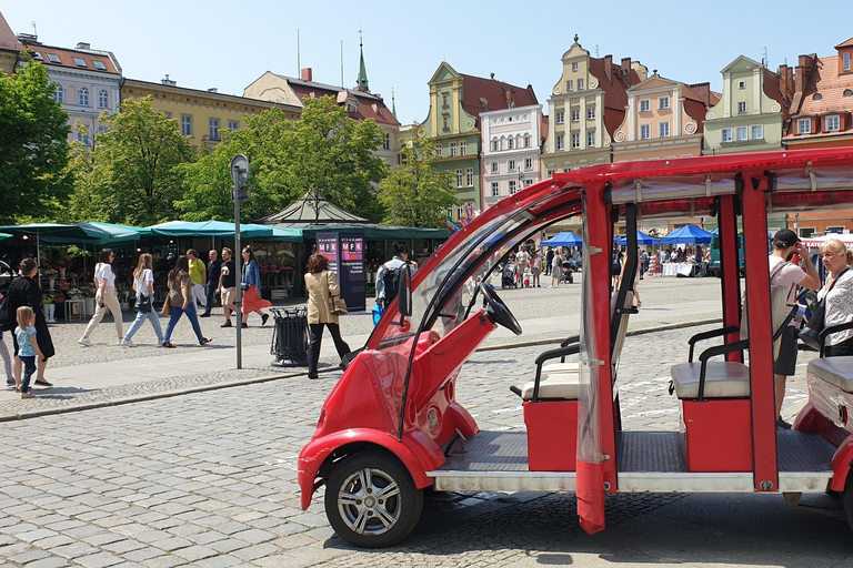 Breslau: 2-stündige private E-Bus-Tour für kleine Gruppen/4 Orte