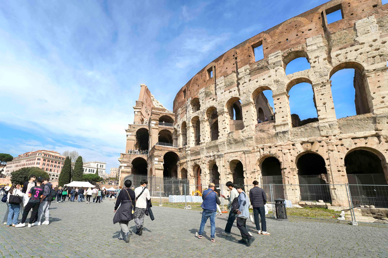 Rome: Colosseum, Roman Forum & Palatine Hill Tour Guided Tour in French