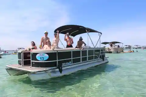 Okaloosa Island: Pontoon Boat Rental