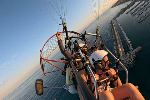 Paratrike flight in Malaga