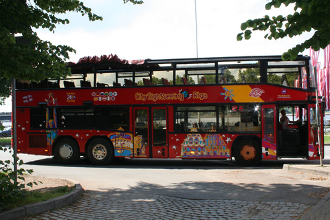 Riga: City Sightseeing Hop-On Hop-Off Bus Tour 24-Hour Ticket