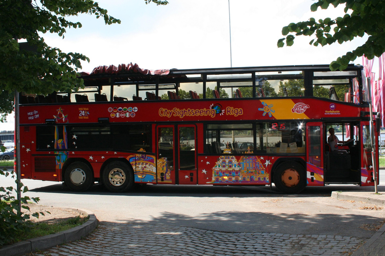 Riga: City Sightseeing Hop-On Hop-Off Bus Tour 24-Hour Ticket