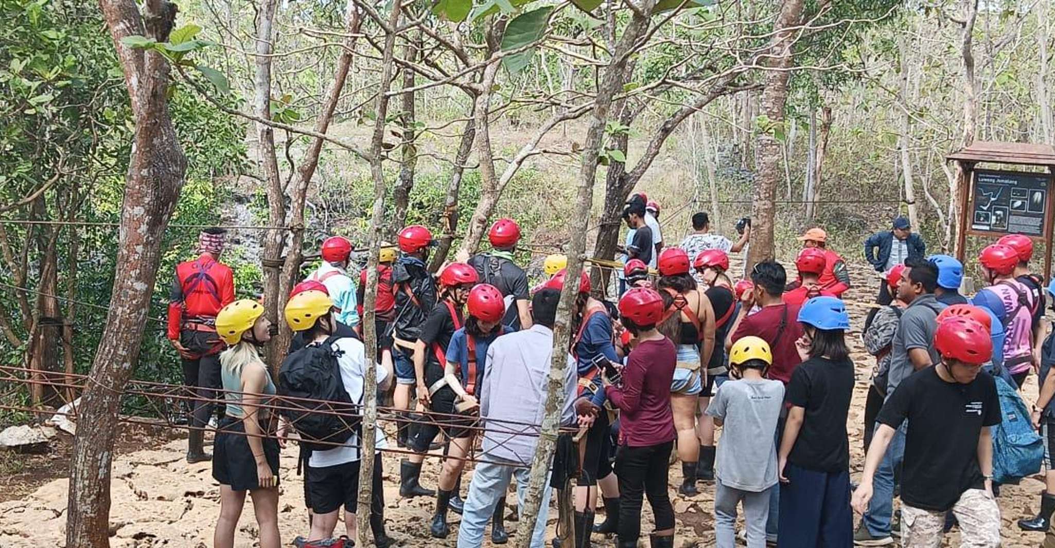 Jomblang Cave Timang Beach Day Tour Yogyakarta Indonesia