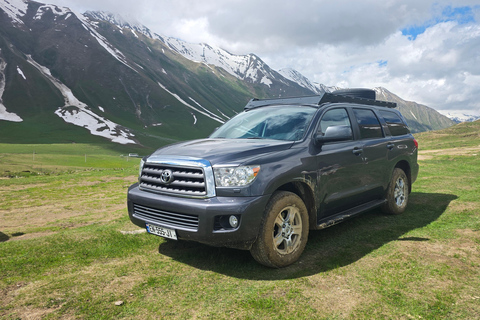 3-Day Kazbegi, Juta & Truso Tour by Premium Toyota Sequoia