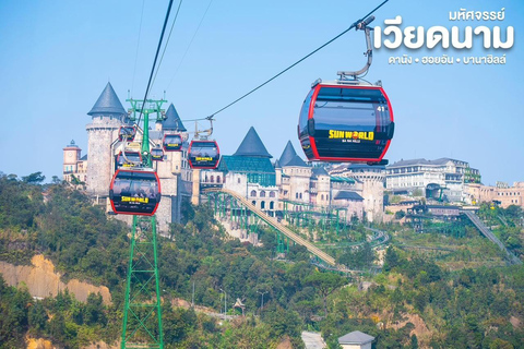 Tien Sa Port: Ba Na Hills & Golden Bridge Roundtrip Transfer