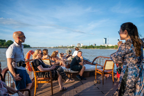 Hue: Luxury Sunset Tea & Dinner Cruise on Perfume River [No Dinner] Luxury Sunset Tea Cruise