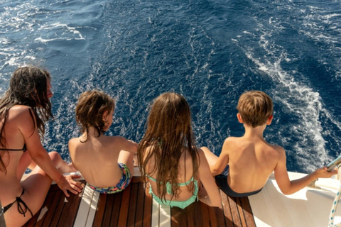 Heraklion Luxury Catamaran Dia Isla -Gourmet Lunch Top RatedPrincipal - Matin ou coucher de soleil