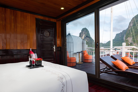 Hanoi: 3D2N Ha Long Bay mit Hera Boutique CruiseStart von Hanoi um 8:00 Uhr morgens