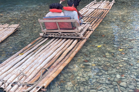 Pacote turístico combinado de rafting em Martha Brae e Luminous Lagoon