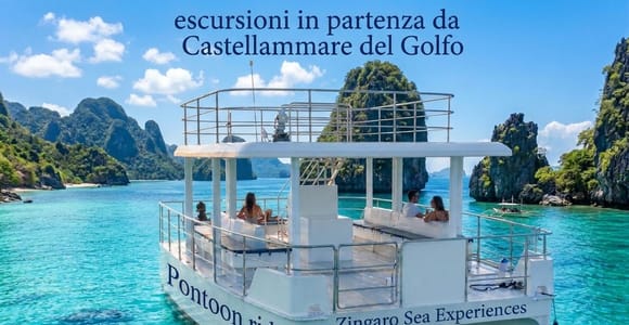 Catamaran Excursion: Experience on the West Coast of Sicily.