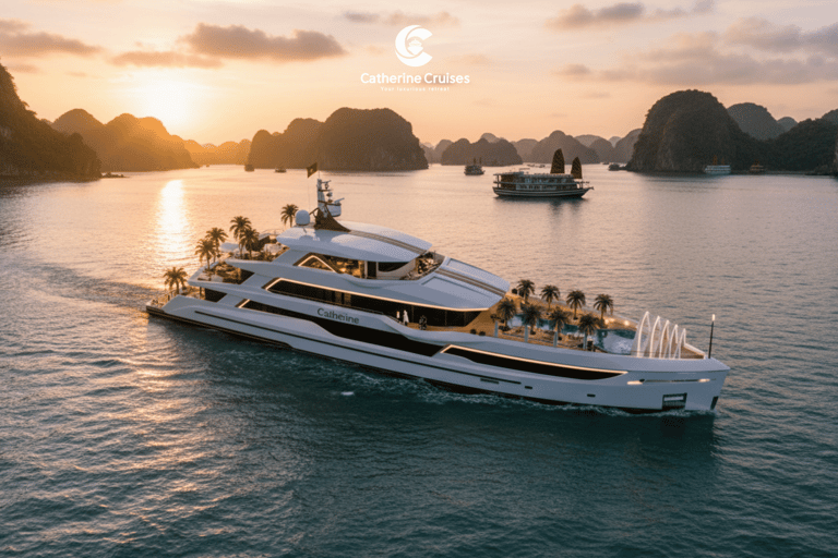 From Hanoi: Ha Long Bay 1 Day With A Luxury Cruise Group Tour & Shared Car Transfer
