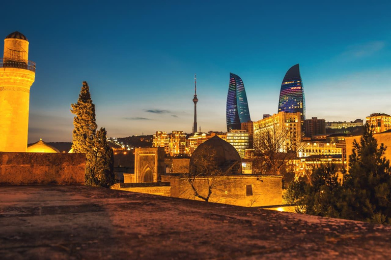 Baku City Tour Walk,Bike,Scooter or Private Car, (optionals) Baku City Walking Tour with Professional Guide