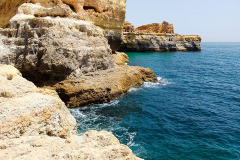 Lisbonne : Algarve, grottes de Benagil et Lagos avec option de tour en bateauVisite en petit groupe