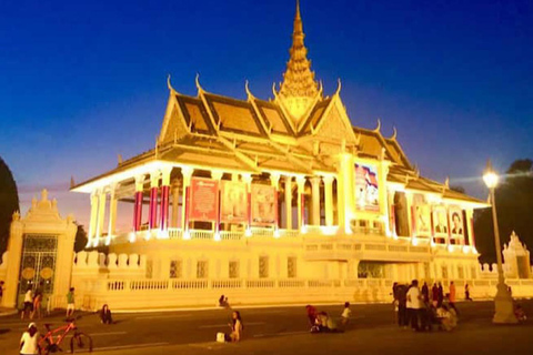 Phnom Penh: Mekong Sunset Cruise & City by Night Tour