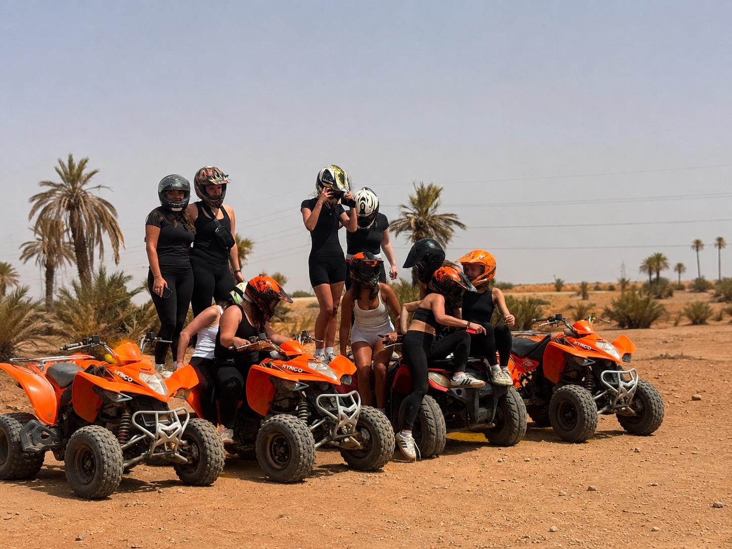 Marrakesch: Quad-Ausflug in der Oase der Palmen und der Jbilat-Wüste, Tee