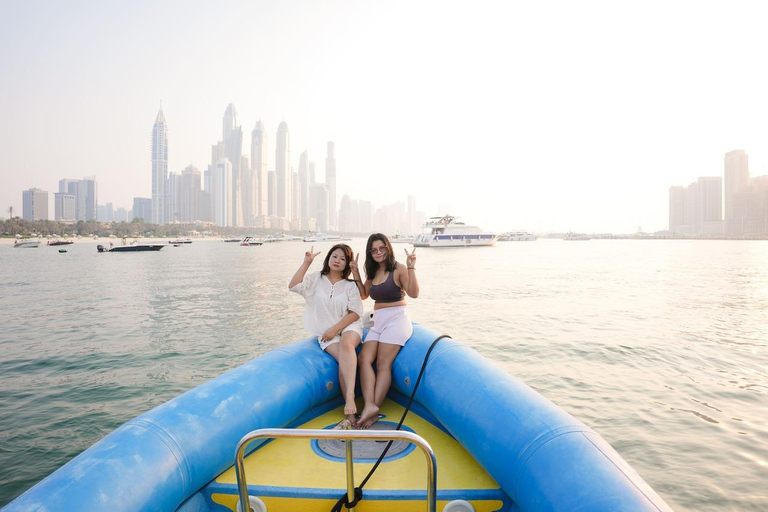 Dubaï : excursion en hors-bord au coucher du soleilOption standard