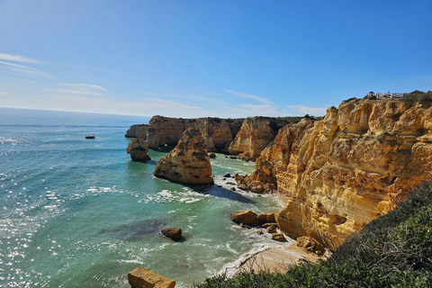 Depuis Faro : grotte de Benagil, plage de Marinha, Algar Seco, etc.