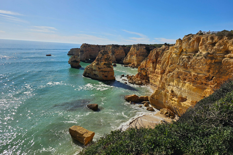 Desde Faro: Cueva de Benagil, Playa de Marinha, Algar Seco y Más