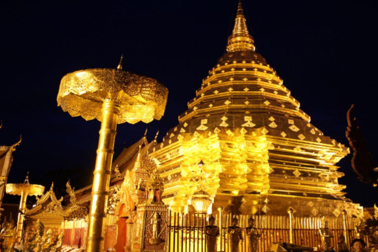 Wat Phra That Doi Suthep &amp; Wat Pha lat Kvällstur &amp; Guide