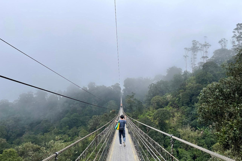 Jakarta : Volcano, Suspension Bridge and Hot Spring
