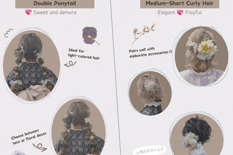 Kyoto: Gion Kiyomizudera Kimono Yukata Hairstyle& Photoshoot Kyoto Photo Session ONLY (1-Hour)