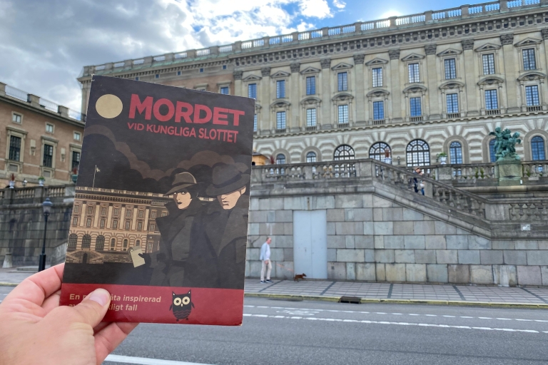 Stockholm: visite mystère autoguidée à l'extérieur du palais royal