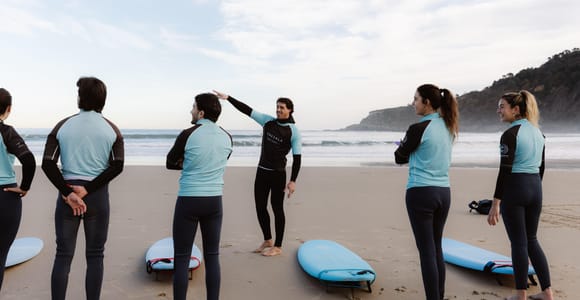 Surfing Lesson, Cultural Walk, and Pintxo Tour in San Sebastián