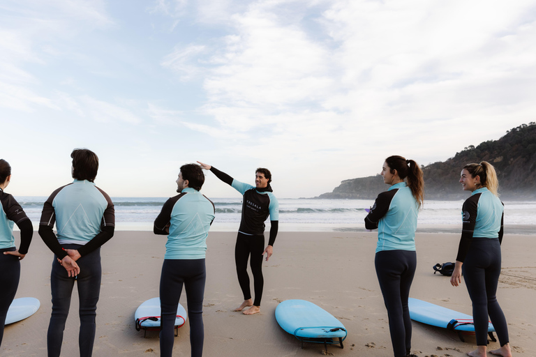 Surf Lesson, Cultural Walk, and Pintxos Tour in San Sebastian Complete Experience (Surfing + City Tour + Pintxos) – Open Tour