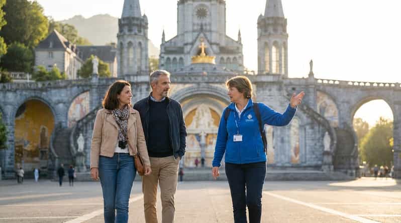 Lourdes Sanctuary Guided Tour with Transfers from Paris