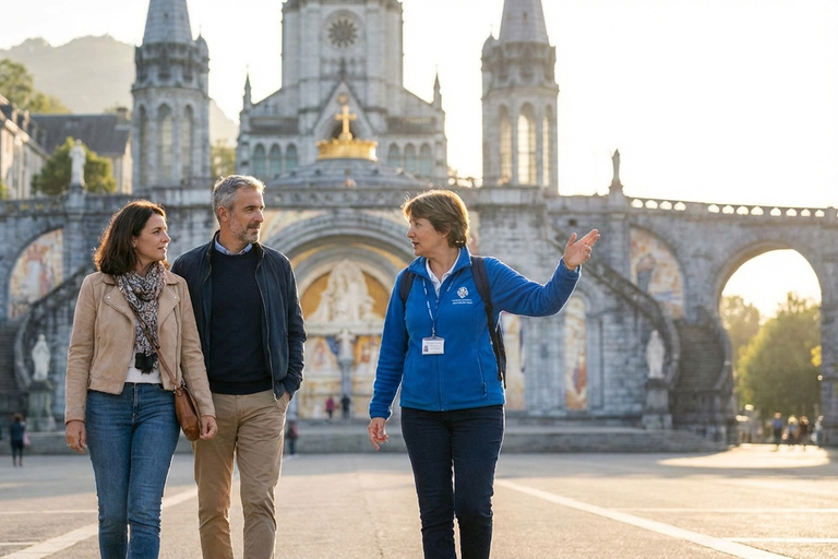 Lourdes Sanctuary Guided Tour with Transfers from Paris
