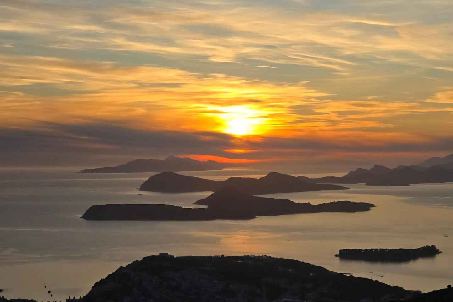 Tramonto a Dubrovnik: Spettacolo di Colori